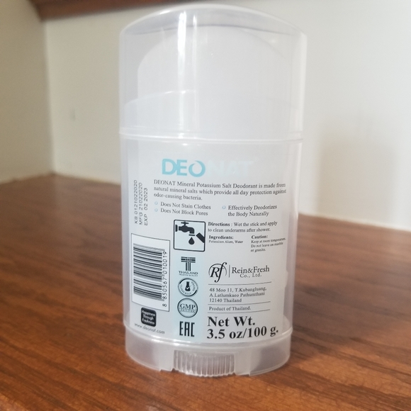 Deonat Natural Mineral Deodorant Stick - Picture 2 of 4
